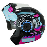 Casco Ich 3110 Kids Shameless Negro Azul